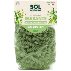 FUSILLI DE GUISANTE SIN GLUTEN BIO 250G SOL NATURAL