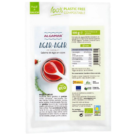 ALGA AGAR AGAR COPOS BIO 500G ALGAMAR