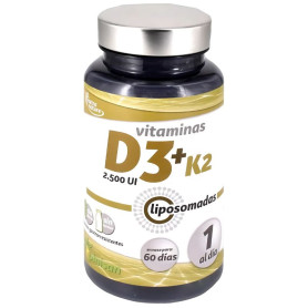 D3 + K2 LIPOSOMADAS 2.500UI 60 CAPSULAS PINISAN