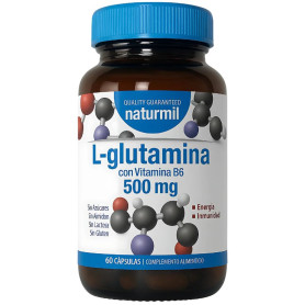 L-GLUTAMINA 500MG 60 CAPSULAS NATURMIL