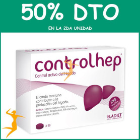 CONTROLHEP 60 COMPRIMIDOS ELADIET OFERTA 2DA AL 50%