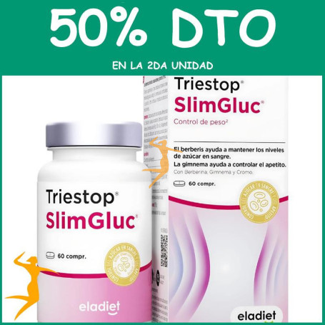 TRIESTOP SLIMGLUC 60 COMPRIMIDOS ELADIET OFERTA 2 UD