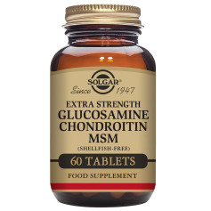 GLUCOSAMINA, CONDROITINA Y MSM 60 CAPSULAS SOLGAR