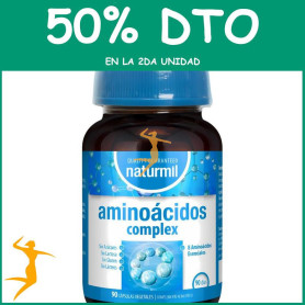 AMINOÁCIDOS COMPLEX 90 CÁPSULAS VEGETALES NATURMIL OFERTA 2 UD
