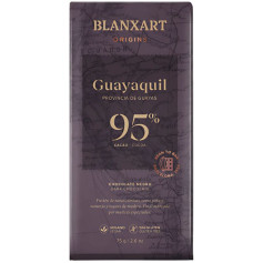 CHOCOLATE NEGRO 95% GUAYAQUIL ECO 75G BLANXART