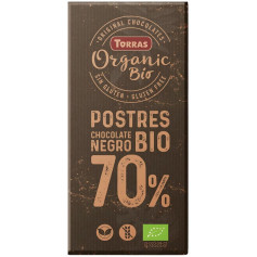COBERTURA POSTRES 70% CACAO 200G TORRAS