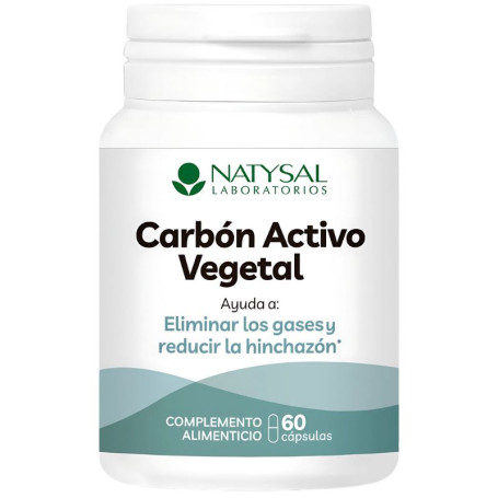 CARBÓN ACTIVO VEGETAL 60 CÁPSULAS NATYSAL