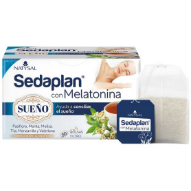 SEDAPLAN CON MELATONINA INFUSIÓN 20 FILTROS NATYSAL