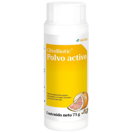 DESODORANTE POLVO ACTIVO DE POMELO 75G SANITAS