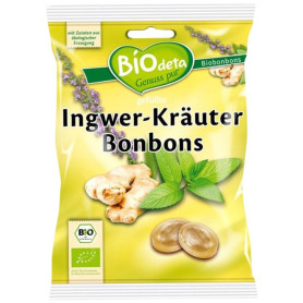 CARAMELOS RELLENOS DE JENGIBRE Y HIERBAS 75G BIODETA