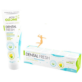 DENTIFRICO DENTAL FRESH ALOE OZONE-ALOE VERA 75Ml. ACTIVIZONE