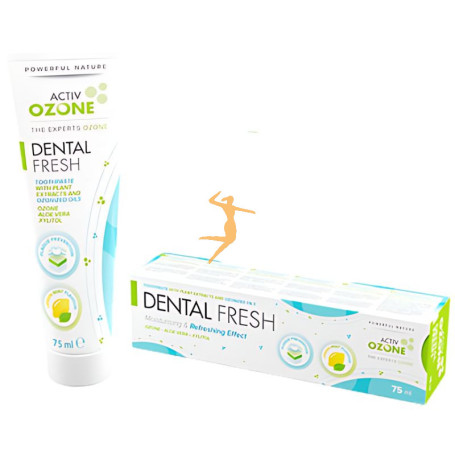 DENTIFRICO DENTAL FRESH ALOE OZONE-ALOE VERA 75Ml. ACTIVIZONE