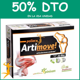 POLIAR ARTI MOVE! 50 CÁPSULAS PINISAN OFERTA 2 UD