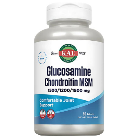 GLUCOSAMINA CONDROITINA MSM 90 COMPRIMIDOS KAL