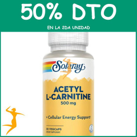 ACETYL L-CARNITINE 500MG 30 CÁPSULAS VEGETALES SOLARAY OFERTA 2 UD
