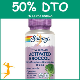 ACTIVATED BROCCOLI SEED 30 CAPSULAS SOLARAY OFERTA 2 UD