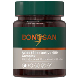 ÁCIDO FÓLICO ACTIVO 400Mcg. PLUS 90 TABLETAS BONUSAN