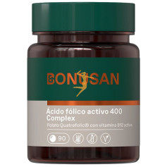 ÁCIDO FÓLICO ACTIVO 400Mcg. PLUS 90 TABLETAS BONUSAN