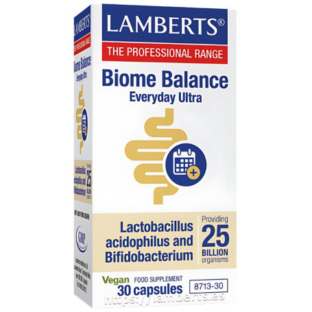 BIOME BALANCE EVERYDAY ULTRA (DIARIO ULTRA) 30 CÁPSULAS LAMBERTS