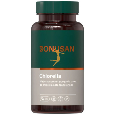 CHLORELLA 60 CÁPSULAS VEGETALES BONUSAN