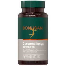 CURCUMA LONGA EXTRACTO 60 CÁPSULAS VEGETALES BONUSAN