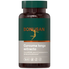 CURCUMA LONGA EXTRACTO 60 CÁPSULAS VEGETALES BONUSAN