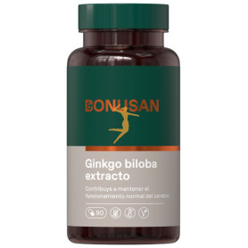 GINKGO BILOBA EXTRACTO 90 CÁPSULAS VEGETALES BONUSAN