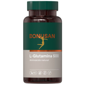 L-GLUTAMINA 500Mg. 60 CÁPSULAS VEGETALES BONUSAN