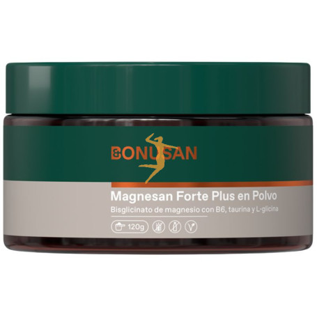 MAGNESAN FORTE PLUS POLVO 120Gr. BONUSAN