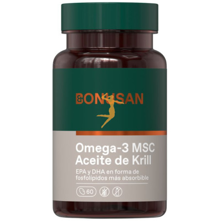 OMEGA 3 MSC KRILL 60 CÁPSULAS BONUSAN