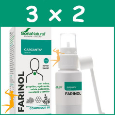 Pack 3x2 COMPOSOR 1 FARINOL 50ML SORIA NATURAL
