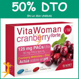 VITAWOMAN CRANBERRY FORTE 30 COMPRIMIDOS ELADIET OFERTA 2 UD