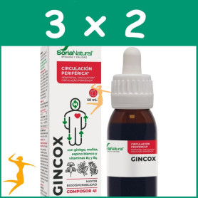 Pack 3x2 COMPOSOR 41 GINCOX 50ML SORIA NATURAL