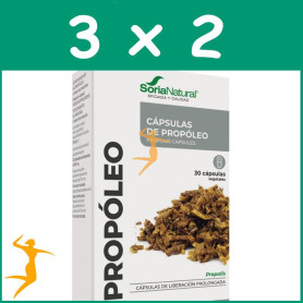 Pack 3x2 PROPÓLEO 30 CÁPSULAS SORIA NATURAL