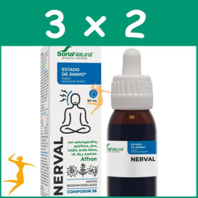 Pack 3x2 COMPOSOR 28 NERVAL 50ML SORIA NATURAL