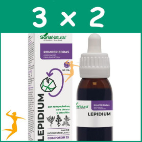 Pack 3x2 COMPOSOR 25 LEPIDIUM 50ML SORIA NATURAL