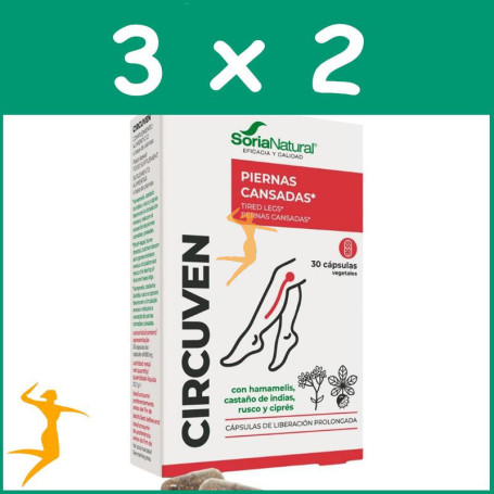 Pack 3x2 CIRCUVEN 30 CÁPSULAS SORIA NATURAL