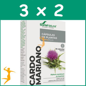 Pack 3x2 CARDO MARIANO 30 CÁPSULAS SORIA NATURAL