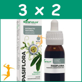Pack 3x2 EXTRACTO DE PASIFLORA 50ML SORIA NATURAL