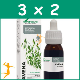Pack 3x2 EXTRACTO DE AVENA 50ML SORIA NATURAL