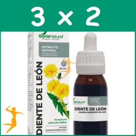 Pack 3x2 EXTRACTO DE DIENTE DE LEÓN 50ML SORIA NATURAL