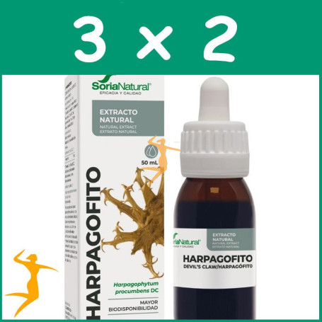 Pack 3x2 EXTRACTO DE HARPAGOFITO 50ML SORIA NATURAL