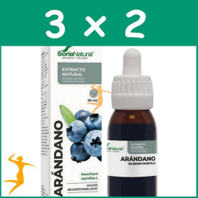 Pack 3x2 EXTRACTO DE ARÁNDANO 50ML SORIA NATURAL