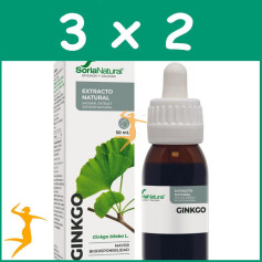 Pack 3x2 EXTRACTO DE GINKGO 50ML SORIA NATURAL