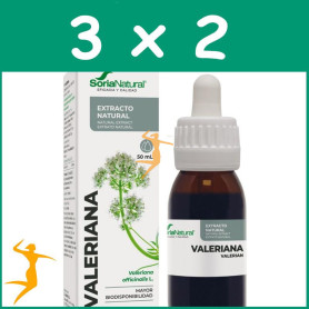 Pack 3x2 EXTRACTO DE VALERIANA 50ML SORIA NATURAL