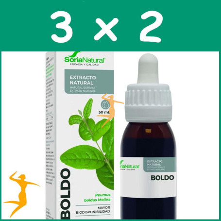 Pack 3x2 EXTRACTO DE BOLDO 50ML SORIA NATURAL