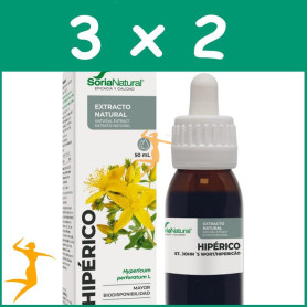 Pack 3x2 EXTRACTO DE HIPÉRICO 50ML SORIA NATURAL