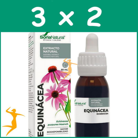 Pack 3x2 EXTRACTO DE EQUINÁCEA 50ML SORIA NATURAL
