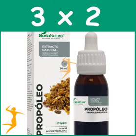 Pack 3x2 EXTRACTO DE PROPÓLEO 50ML SORIA NATURAL