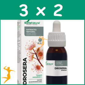 Pack 3x2 EXTRACTO DE DROSERA 50ML SORIA NATURAL